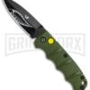 Boker Mini Kalashnikov Warhawk Automatic Knife Green - D2 Black Plain -Kershaw Store Boker Mini Warhawk Kalashnikov Auto Dagger Green Black BHQ 113923 jr large