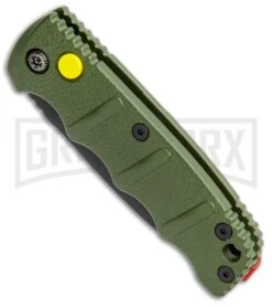Boker Mini Kalashnikov Warhawk Automatic Knife Green - D2 Black Plain -Kershaw Store Boker Mini Warhawk Kalashnikov Auto Dagger Green Black BHQ 113923 jr spine large