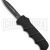 Boker Kalashnikov Black Aluminum OTF Automatic Knife - Dagger Black SW Plain -Kershaw Store Boker Plus Kalashinov Dagger OTF Automatic Knife Black Aluminium 3in Black SW BHQ 126000 td large