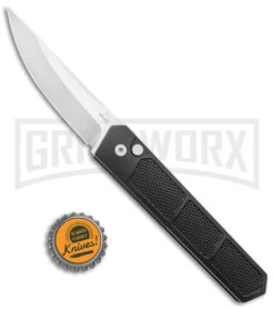 Boker Plus Kwaiken Grip Automatic Knife - D2 Satin Plain 9 Boker Plus Kwaiken Grip Automatic Knife - D2 Satin Plain -Kershaw Store Boker Plus Kwaiken Grip Auto Black Aluminum Satin BHQ 175284 jr bottlecap large
