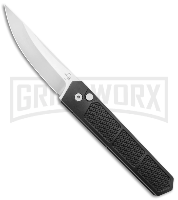 Boker Plus Kwaiken Grip Automatic Knife - D2 Satin Plain 3 Boker Plus Kwaiken Grip Automatic Knife - D2 Satin Plain