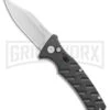 Boker Plus Strike Automatic Knife - Bowie Stonewash Plain 2 Boker Plus Strike Automatic Knife - Bowie Stonewash Plain -Kershaw Store Boker Plus Strike Bowie Auto Black SW 01BO429NSOI BHQ 97034 jr large