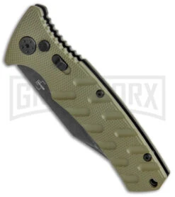Boker Plus Strike OD Green Automatic Knife - Bowie Black Stonewash Plain 7 Boker Plus Strike OD Green Automatic Knife - Bowie Black Stonewash Plain -Kershaw Store Boker Plus Strike Bowie Auto OD Green Black Wash BHQ 125301 jr spine large