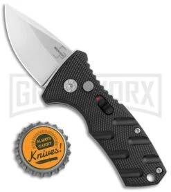 Boker Stubby Strike Black Automatic Knife - Stonewash 9 Boker Stubby Strike Black Automatic Knife - Stonewash -Kershaw Store Boker Stubby Strike CA Legal Auto SW 01BO440NSOI BHQ 99646 jr bottlecap large