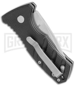 Boker Stubby Strike Black Automatic Knife - Stonewash 8 Boker Stubby Strike Black Automatic Knife - Stonewash -Kershaw Store Boker Stubby Strike CA Legal Auto SW 01BO440NSOI BHQ 99646 jr side large