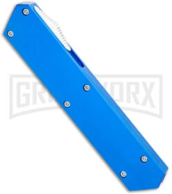 Boker USA Kwaiken OTF Automatic Knife Blue Aluminum (3.4" Satin) 06EX550 7 Boker USA Kwaiken OTF Automatic Knife Blue Aluminum (3.4" Satin) 06EX550 -Kershaw Store Boker USA Kwaiken OTF Auto Blue Aluminum SW 06EX550 BHQ 115742 jr spine large