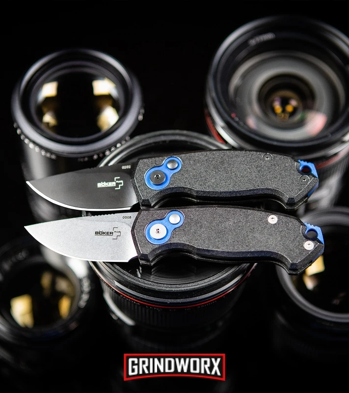 Boker Vox Kompakt CA Legal Automatic Knife - Drop Point Black Plain 7 Boker Vox Kompakt CA Legal Automatic Knife - Drop Point Black Plain - Image 5