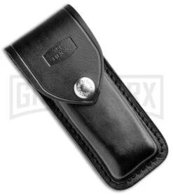 Buck Knives Buck 110 Automatic Ebony Lockback Knife - Satin Plain -Kershaw Store Buck 110 Auto LB Ebony Dymondwood Satin 0110BRSA BHQ 51274 jr sheath large