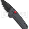 Buck Knives Buck Deploy Gray Mini Automatic Knife - Black Plain -Kershaw Store Buck Deploy Mini Auto Sniper Gray Black 0838GYS1 BHQ 146021 jr201 large