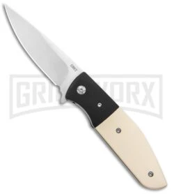CRKT Curfew Resin Handle Liner Lock Drop Point (3.10" Satin)