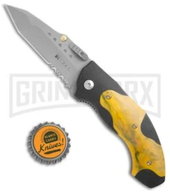 CRKT Elishewitz Horus 1151 Orange/Black Spring Assisted Knife - Bead Blast Serr 9 CRKT Elishewitz Horus 1151 Orange/Black Spring Assisted Knife - Bead Blast Serr -Kershaw Store CRKT Elishewitz Horus SA Orange Black BB Serr 1151 BHQ 68642 jr bottlecap large