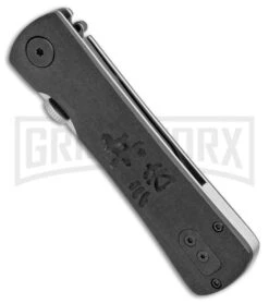 CRKT Folding Heiho Black G-10 Spring Assisted Knife - Satin Plain -Kershaw Store CRKT Folding Heiho SA Satin 2900 BHQ 6277 jr spine large