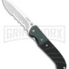 CRKT Ignitor Black & Green G-10 Spring Assisted Knife - Satin Serr 2 CRKT Ignitor Black & Green G-10 Spring Assisted Knife - Satin Serr -Kershaw Store CRKT Ignitor SA Black and Green G 10 Satin Serr BHQ 4147 jr large