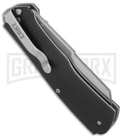 CRKT 6040 Radic Black G-10 Spring Assisted Knife - Satin -Kershaw Store CRKT Radic Black G10 satin BHQ 76682 er side large