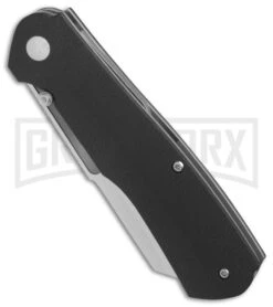 CRKT 6040 Radic Black G-10 Spring Assisted Knife - Satin -Kershaw Store CRKT Radic Black G10 satin BHQ 76682 er spine large