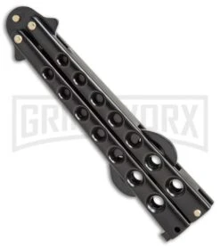 Caliber Gourmet Black Bottle Opener Butterfly Trainer -Kershaw Store Caliber Gourmet black bottle opener Butterfly trainer BP 19521 er spine large