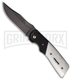 Camillus Cuda Bolt Gray Spring Assisted Knife - Black Plain