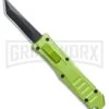 Mini Marvel Green DA/OTF Automatic Knife - Tanto Black Plain -Kershaw Store Coffin Blaster Extreme Green DA Tanto Black Plain GX 34979 jr large