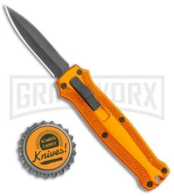 Coffin Blaster 2.0 Textured Orange DA/OTF Automatic 440 Knife (2" Black Satin) -Kershaw Store Coffin Blaster Textured Gold DA OTF Auto Black Plain GX 37502 jr bottlecap large