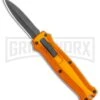 Coffin Blaster 2.0 Textured Orange DA/OTF Automatic 440 Knife (2" Black Satin) 2 Coffin Blaster 2.0 Textured Orange DA/OTF Automatic 440 Knife (2" Black Satin) -Kershaw Store Coffin Blaster Textured Gold DA OTF Auto Black Plain GX 37502 jr large