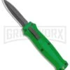 Coffin Blaster 2.0 Textured Green DA/OTF Automatic 440 Knife (2" Black Satin) -Kershaw Store Coffin Blaster Textured Green DA OTF Auto Black Plain GX 37500 jr large