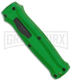 Coffin Blaster 2.0 Textured Green DA/OTF Automatic 440 Knife (2" Black Satin) -Kershaw Store Coffin Blaster Textured Green DA OTF Auto Black Plain GX 37500 jr spine large