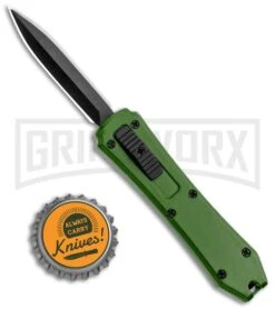 Coffin Blaster Green DA/OTF Automatic Knife - Black Plain 9 Coffin Blaster Green DA/OTF Automatic Knife - Black Plain -Kershaw Store Coffin Blaster Zombie Green DA OTF Auto Black Plain GX 15468 jr bottlecap large
