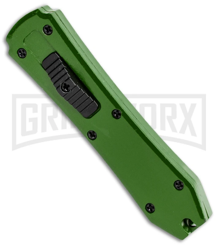 Coffin Blaster Green DA/OTF Automatic Knife - Black Plain 4 Coffin Blaster Green DA/OTF Automatic Knife - Black Plain - Image 2