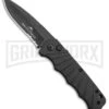 Delta Force Automatic Knife Black Aluminum - Black Partially Serrated -Kershaw Store Delta Force Auto Black Molded Plastic Black Partially Serrated GX 33539 jr large