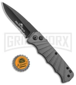 Delta Force Automatic Knife Gray Aluminum - Black Partially Serrated 9 Delta Force Automatic Knife Gray Aluminum - Black Partially Serrated -Kershaw Store Delta Force Auto Gray Molded Plastic Black Partially Serrated GX 33545 jr bottlecap large
