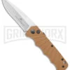 Delta Force Automatic Knife Tan Aluminum -Satin Serrated 2 Delta Force Automatic Knife Tan Aluminum -Satin Serrated -Kershaw Store Delta Force Auto Tan Aluminum Satin Serr GX 38096 jr large