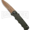 Delta Force Automatic Knife OD Green Aluminum Drop Point - Tan Serr -Kershaw Store Delta Force Automatic Knife OD Green Aluminum Drop Point Tan Serr GX 42238 td large