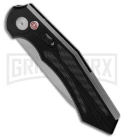 Diablo Automatic Knife Black Aluminum - Satin Plain -Kershaw Store Diablo Automatic Knife Black Aluminum Satin 3in BHQ 183583 td spine large