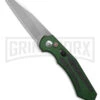 Diablo Automatic Knife Green Aluminum - Satin Plain -Kershaw Store Diablo Automatic Knife Green Aluminum Satin 3in Satin BHQ 183582 td large