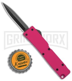 Firecracker Mini Pink D/A OTF Automatic Knife - Black Dagger -Kershaw Store Firecracker Mini Pink DA OTF Auto Black Dagger GX 37859 jr bottlecap large