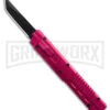 Firecracker XL Pink DA/OTF Automatic Knife - Tanto Black -Kershaw Store Firecracker XL Pink DA OTF Automatic Knife Tanto Black BHQ 181319 td large