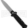 Frank B. Italian Stealth Black Automatic Knife - Flat Grind Bead Blast -Kershaw Store Frank B Italian Stealth Black Flat Grind BB BP 29254 er large