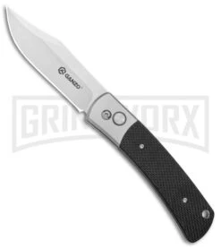 Ganzo Knives G747-2-WD2 Black G-10 Automatic Knife - Clip Point Stonewash