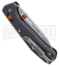 Gerber Assert Gray Polymer Folding Knife - Stonewash Plain -Kershaw Store Gerber Assert Pivot Lock Folding Knife Gray 2.9in Stonewash BHQ 179078 hd side large