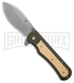 Kershaw Store 34 Gerber Confidant Assisted Opening Knife OD Green G-10 / Bamboo -