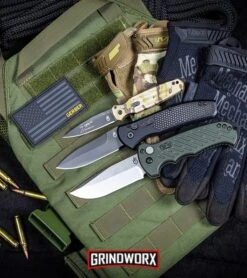 Gerber Auto 06 10th Anniversary Automatic Knife OD Green (3.6" Stonewash) 9 Gerber Auto 06 10th Anniversary Automatic Knife OD Green (3.6" Stonewash) -Kershaw Store Gerber Empower Automatic Knife Black Armor Grip Black 30 001321 BHQ 81302 kp tactical web large