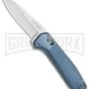 Gerber Highbrow Blue Aluminum Assisted Opening Knife - Satin Plain -Kershaw Store Gerber Highbrow Assisted Oopening Blue Aluminum Satin BHQ 105483 jr BS large