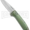 Gerber Highbrow Green Aluminum Assisted Opening Knife - Stonewash Plain -Kershaw Store Gerber Highbrow Assisted Opening Green Aluminum Satin BHQ 105480 jr large