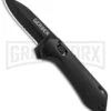Gerber Highbrow Compact Black Al A/O Spring Assisted Knife - Onyx Serr -Kershaw Store Gerber Highbrow Compact A O SA Black Onyx Serr 30 001525N BHQ 94155 jr large