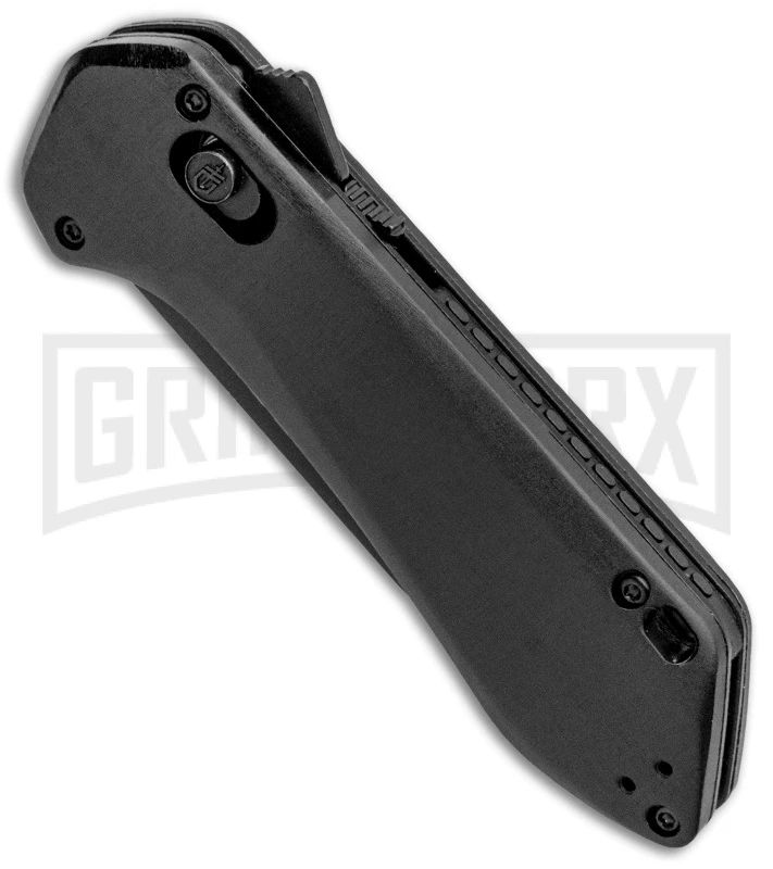 Gerber Highbrow Compact Black Al A/O Spring Assisted Knife - Onyx Serr 4 Gerber Highbrow Compact Black Al A/O Spring Assisted Knife - Onyx Serr - Image 2