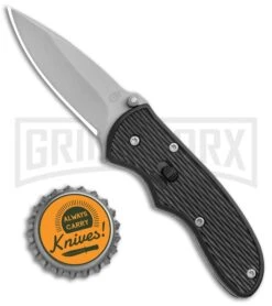 Gerber Knives Mini Fast Draw 01526 Spring Assisted Knife (2.1" Plain) -Kershaw Store Gerber Mini Fast Draw SA BB BHQ 1064 jr bottlecap large