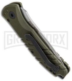 Gerber Propel Downrange OD Green Automatic Knife - Tanto Stonewash -Kershaw Store Gerber Propel Downrange Green SW 30 001308N BHQ 50358 jr side large