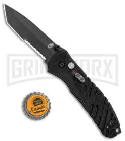 Gerber Propel Downrange Black Spring Assist Knife - Tanto Black Serr 9 Gerber Propel Downrange Black Spring Assist Knife - Tanto Black Serr -Kershaw Store Gerber SA Propel Downrange Black Black Serr 30 000845N BHQ 126233 jr bottlecap large