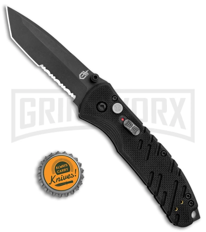 Gerber Propel Downrange Black Spring Assist Knife - Tanto Black Serr 6 Gerber Propel Downrange Black Spring Assist Knife - Tanto Black Serr - Image 4