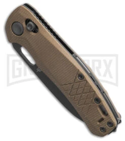 Kershaw Store -Kershaw Store Gerber Scout Crossbar Lock Knife Tan Micarta 3.2in Gray BHQ 179072 hd spine large